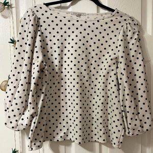 Polka dot blouse